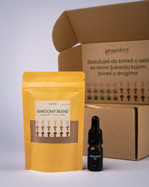 STARTER KIT: Mini Shroomy Blend i Mini Gramina Ulje